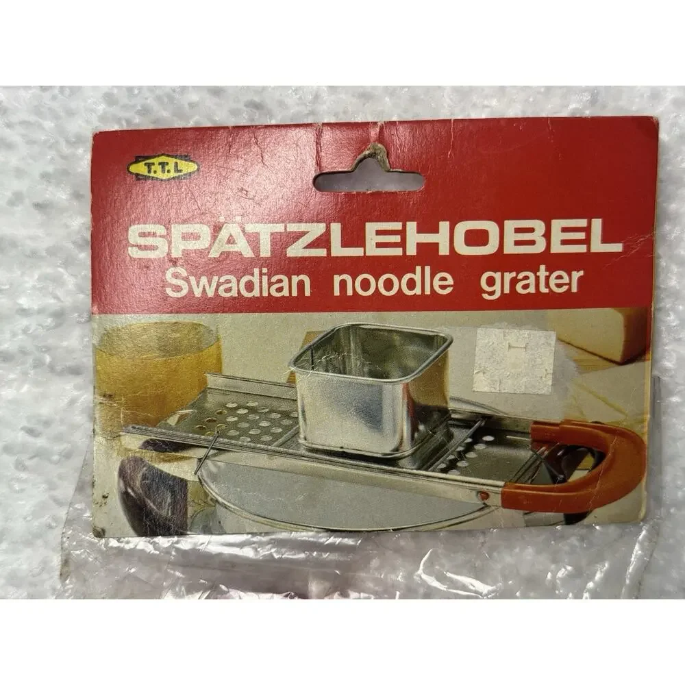 VINTAGE Spatzlehobel Swadian Noodle Grater from HONG KONG -NEW~DAMAGED PACKAGE!